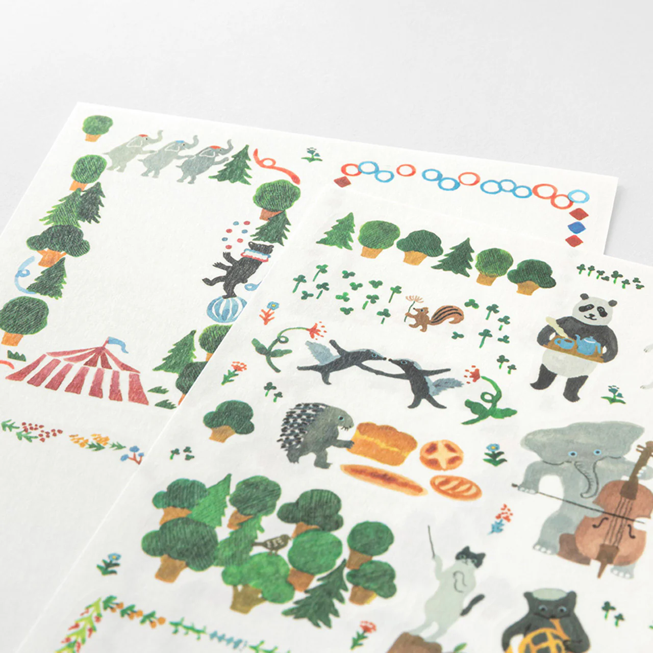 Forest Animal Decoration Sticker Sheets Set of 2 - Image 3